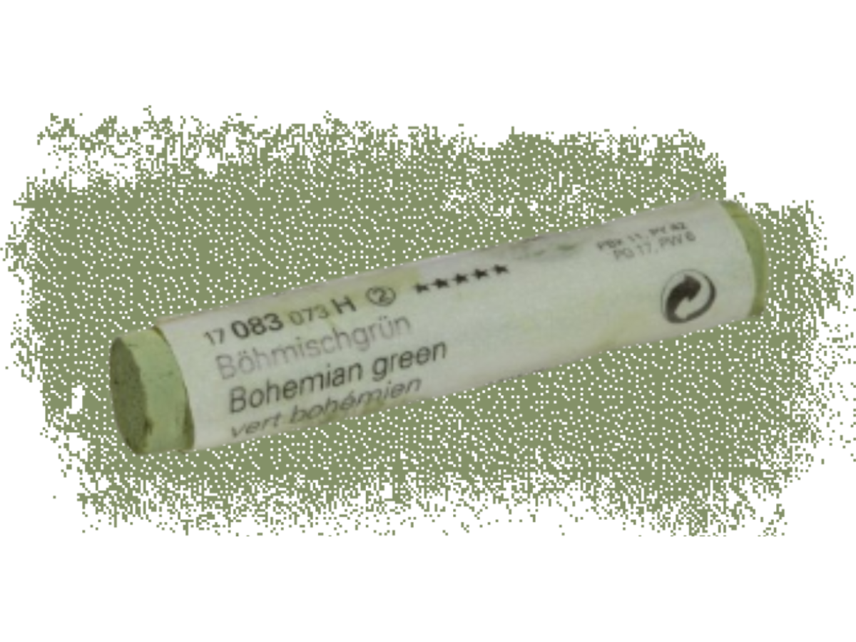 SCHMINCKE WEICHE KÜNSTLER PASTELLFARBE BÖHMISCHGRÜN 083H 1