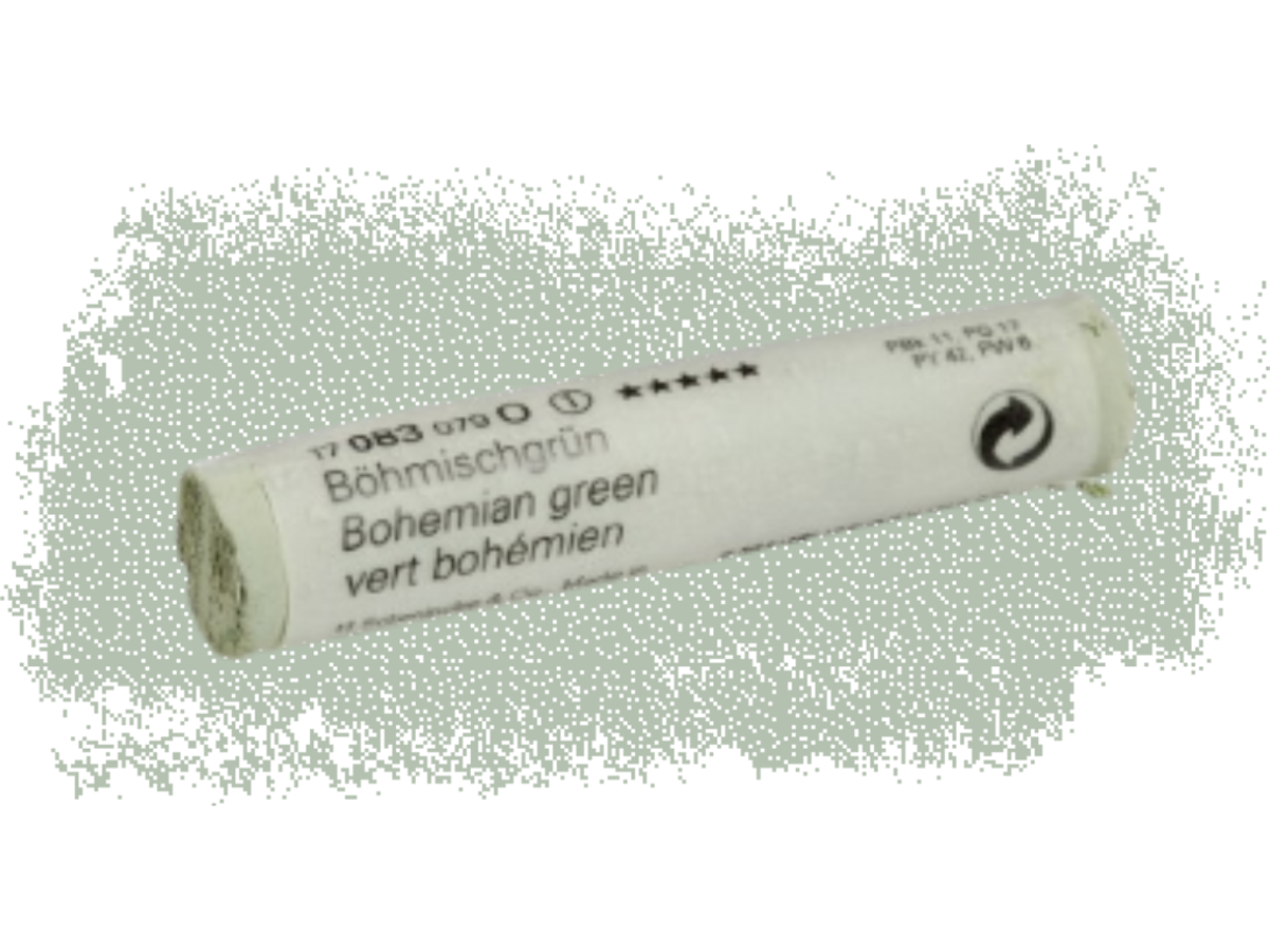 SCHMINCKE WEICHE KÜNSTLER PASTELLFARBE BÖHMISCHGRÜN 083O 1