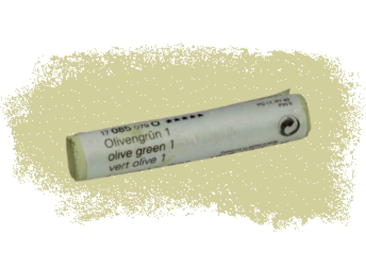 SCHMINCKE WEICHE KÜNSTLER PASTELLFARBE OLIVENGRÜN 1 085O 1
