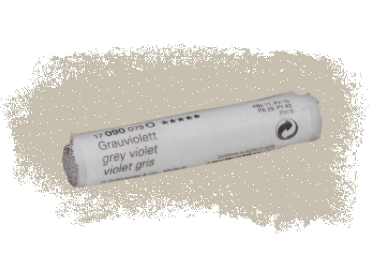 SCHMINCKE WEICHE KÜNSTLER PASTELLFARBE GRAUVIOLETT 090O 1