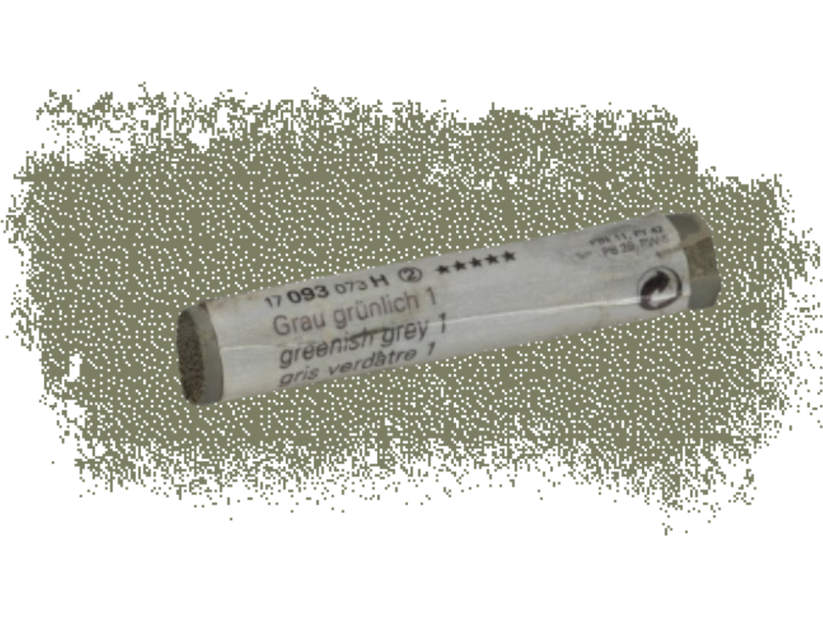 SCHMINCKE WEICHE KÜNSTLER PASTELLFARBE GRAU GRÜNLICH 1 093H 1