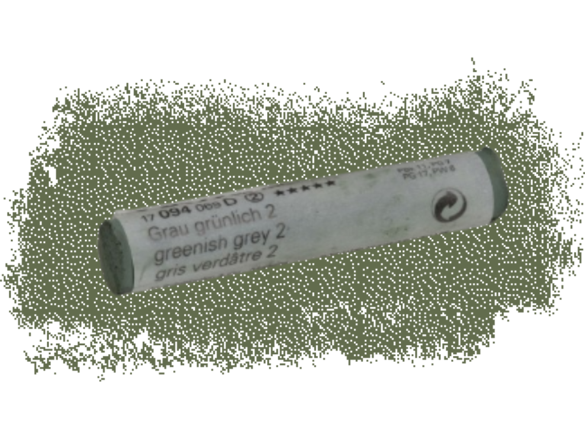 SCHMINCKE WEICHE KÜNSTLER PASTELLFARBE GRAU GRÜNLICH 2 093D 1