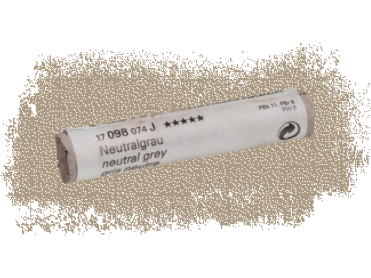 SCHMINCKE WEICHE KÜNSTLER PASTELLFARBE NEUTRALGRAU 098J 1