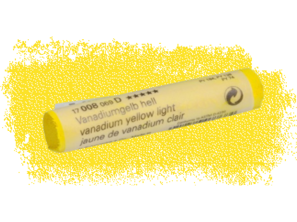 SCHMINCKE WEICHE KÜNSTLER PASTELLFARBE VANADIUMGELB HELL 008D 1