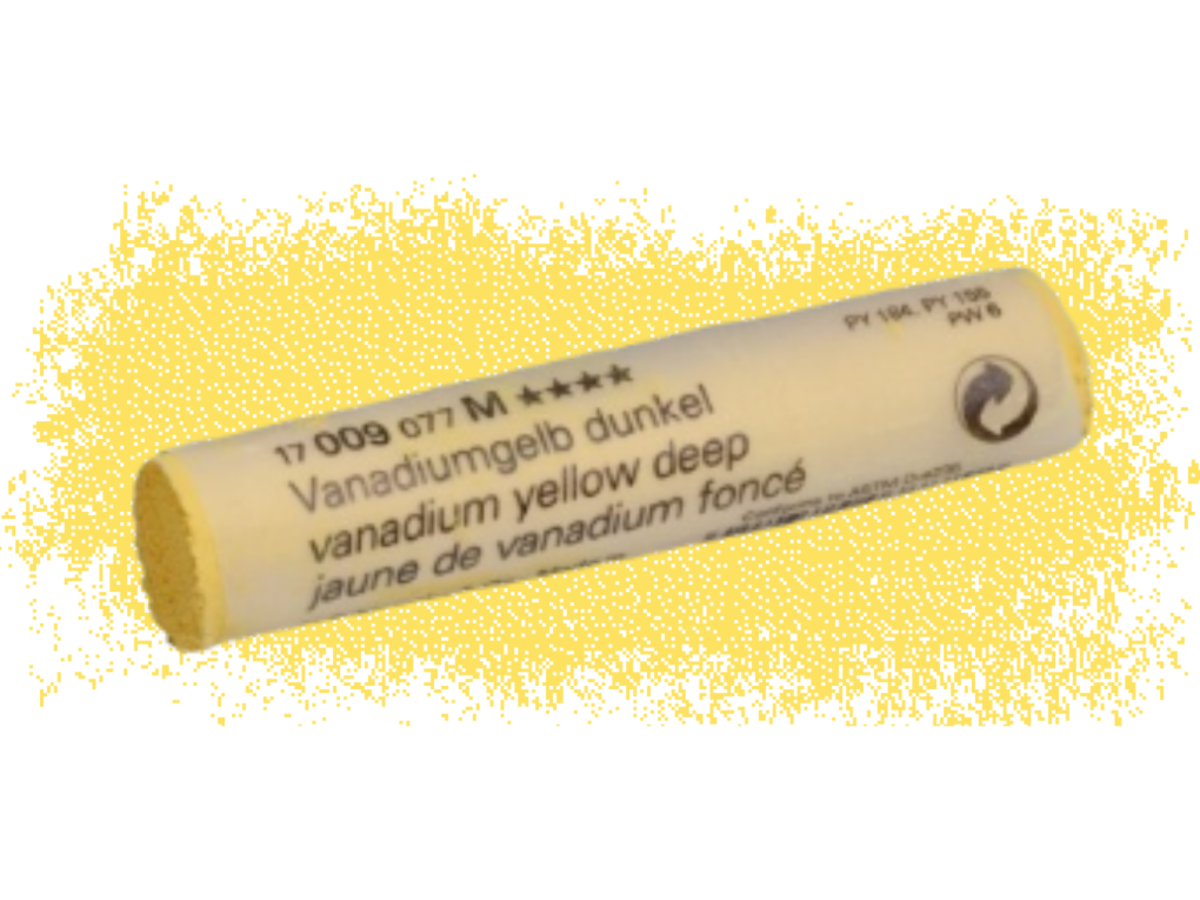 SCHMINCKE WEICHE KÜNSTLER PASTELLFARBE VANADIUM GELB DUNKEL 009M 1
