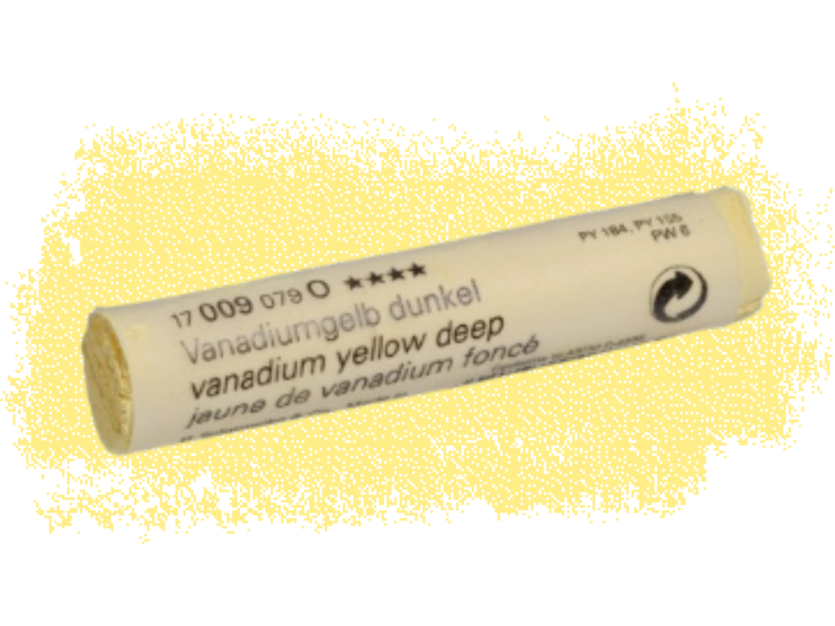 SCHMINCKE WEICHE KÜNSTLER PASTELLFARBE VANADIUM GELB DUNKEL 009O 1
