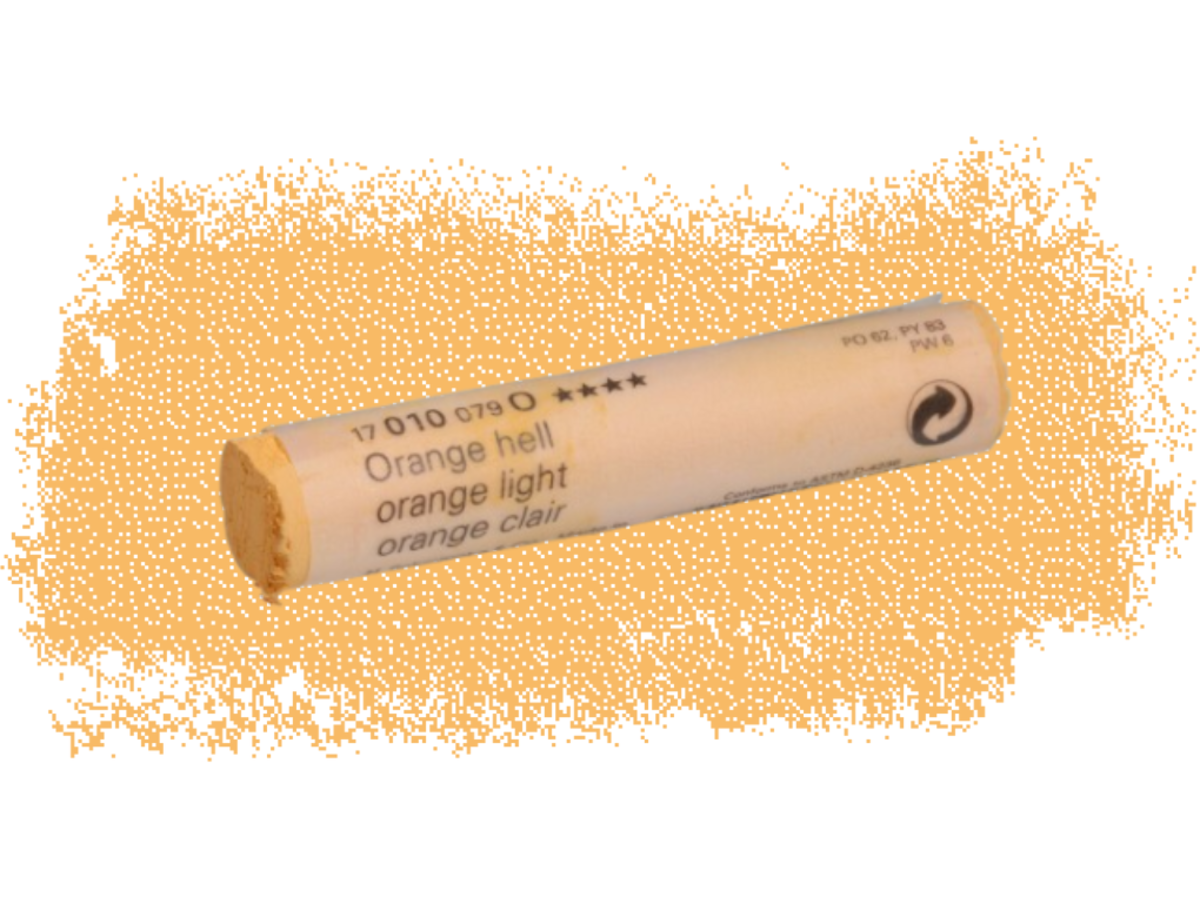SCHMINCKE WEICHE KÜNSTLER PASTELLFARBE ORANGE HELL 010O 1