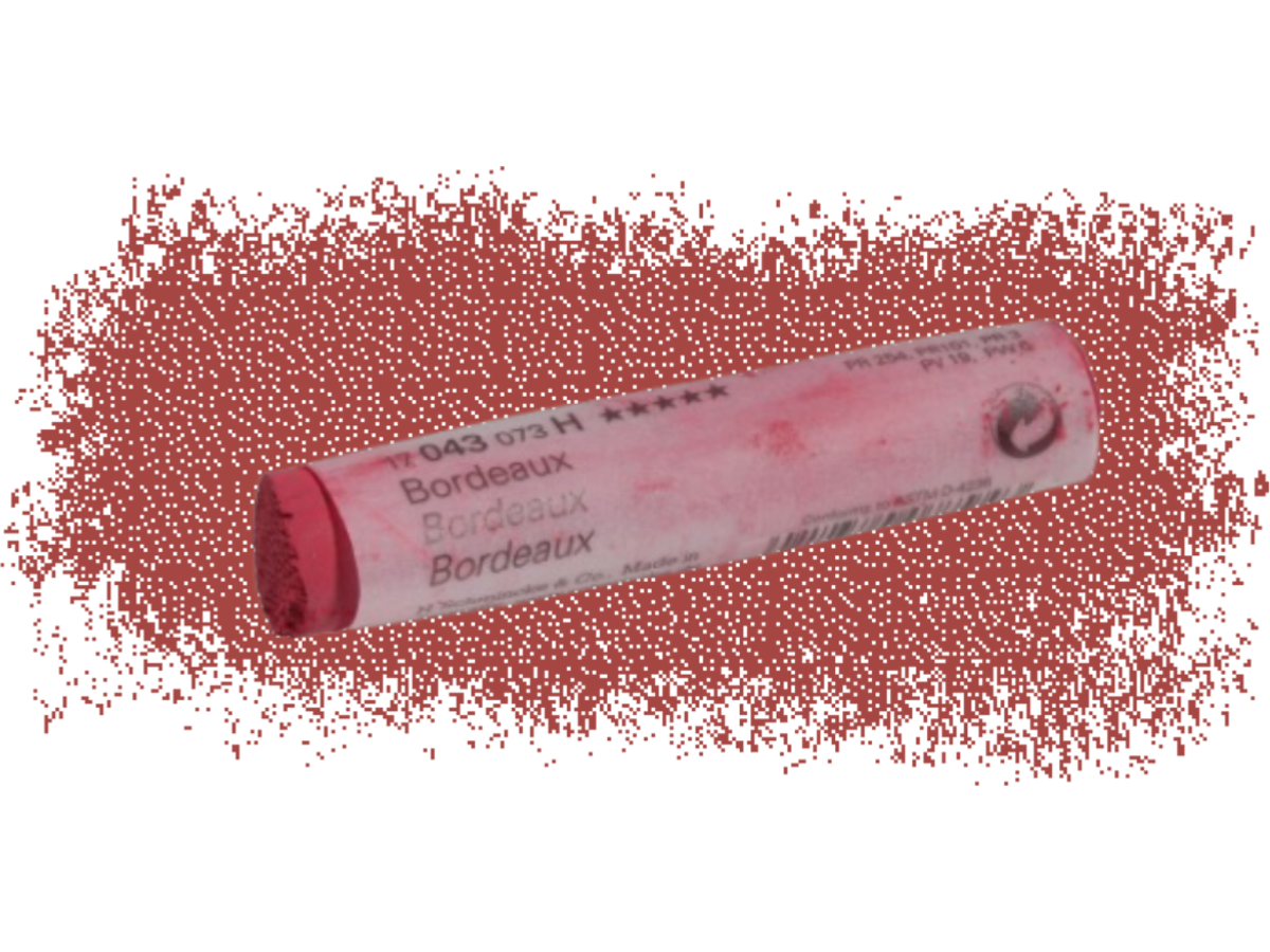 SCHMINCKE WEICHE KÜNSTLER PASTELLFARBE BORDEAUX 043H 1