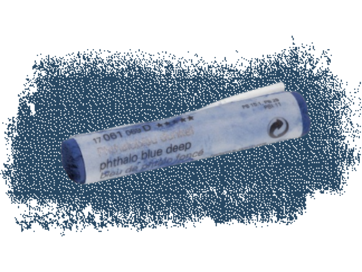 SCHMINCKE WEICHE KÜNSTLER PASTELLFARBE PHTHALOBLAU DUNKEL 061D 1