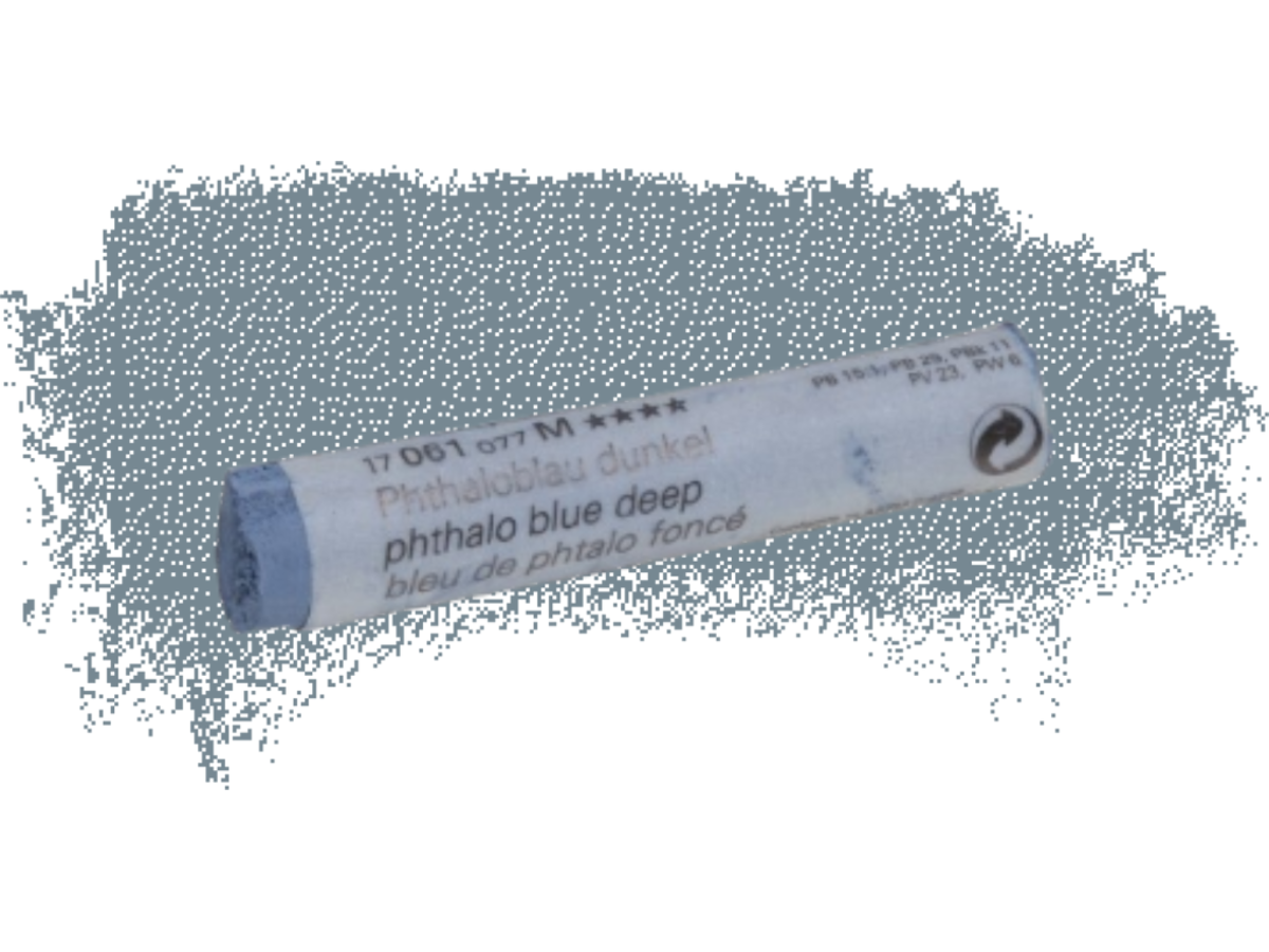 SCHMINCKE WEICHE KÜNSTLER PASTELLFARBE PHTHALOBLAU DUNKEL 061M 1
