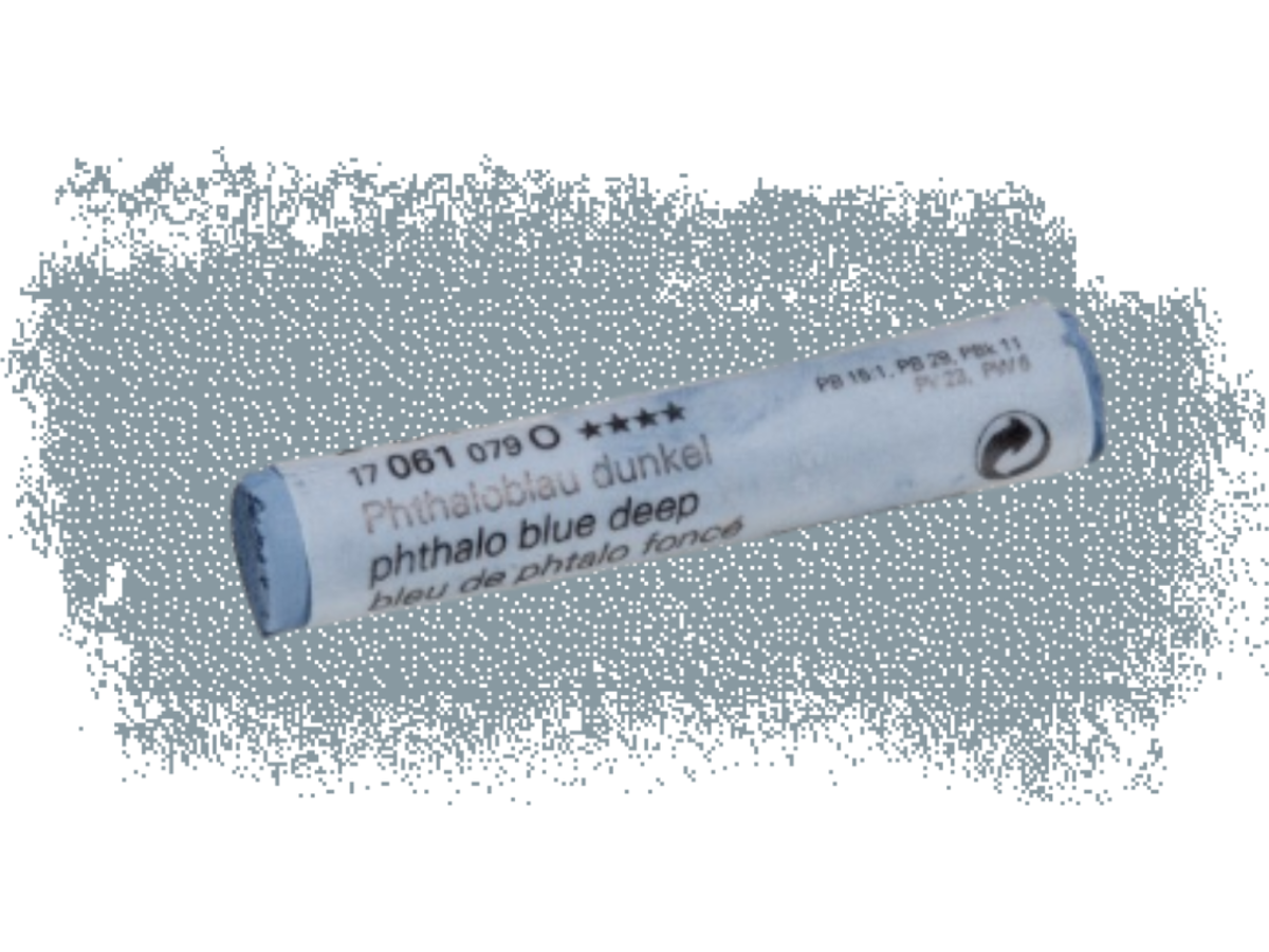 SCHMINCKE WEICHE KÜNSTLER PASTELLFARBE PHTHALOBLAU DUNKEL 061O 1