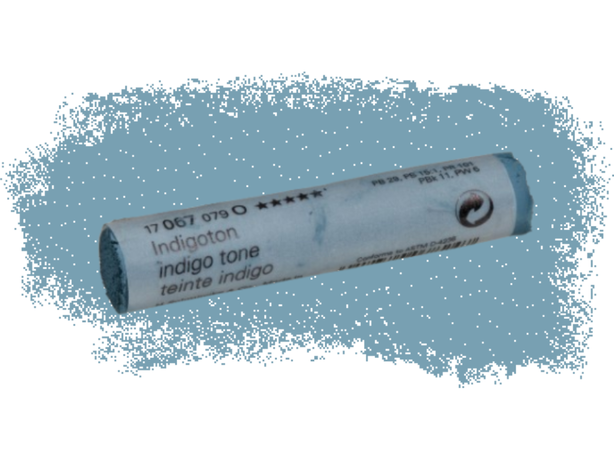 SCHMINCKE WEICHE KÜNSTLER PASTELLFARBE INDIGO 067O 1
