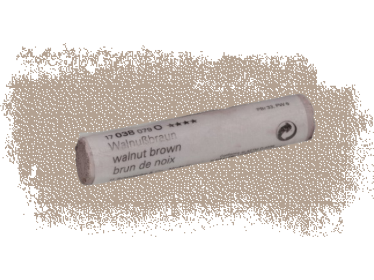 SCHMINCKE WEICHE KÜNSTLER PASTELLFARBE WALNUSSBRAUN 038O 1