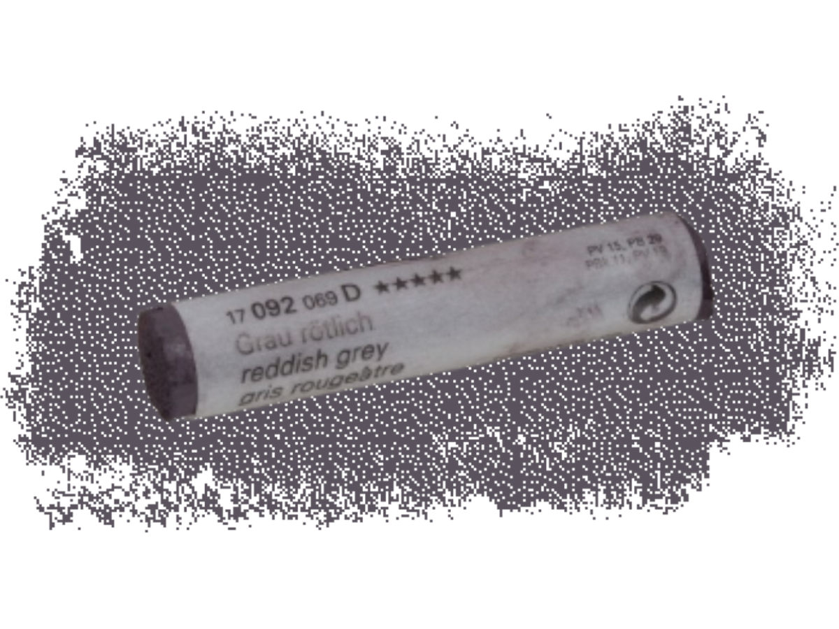 SCHMINCKE WEICHE KÜNSTLER PASTELLFARBE GRAU RÖTLICH 092D 1