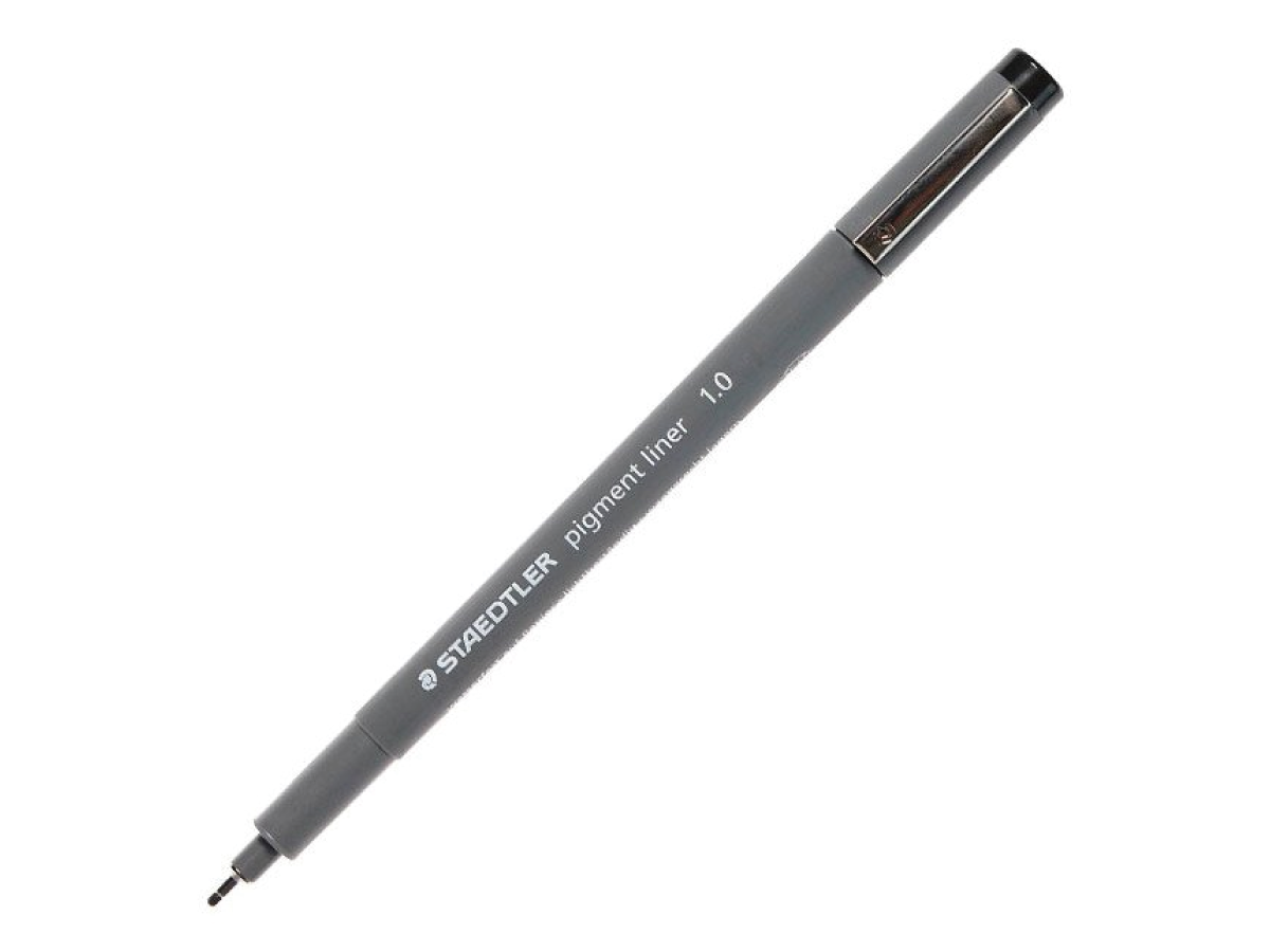 STAEDTLER PIGMENT FINELINER 308 1,0MM SCHWARZ 1