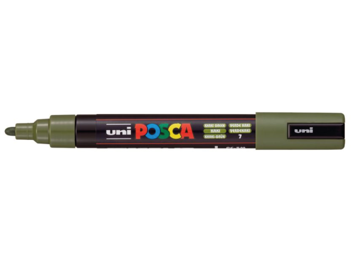 UNI POSCA MARKER MEDIUM PC5M KAKIGRÜN 1