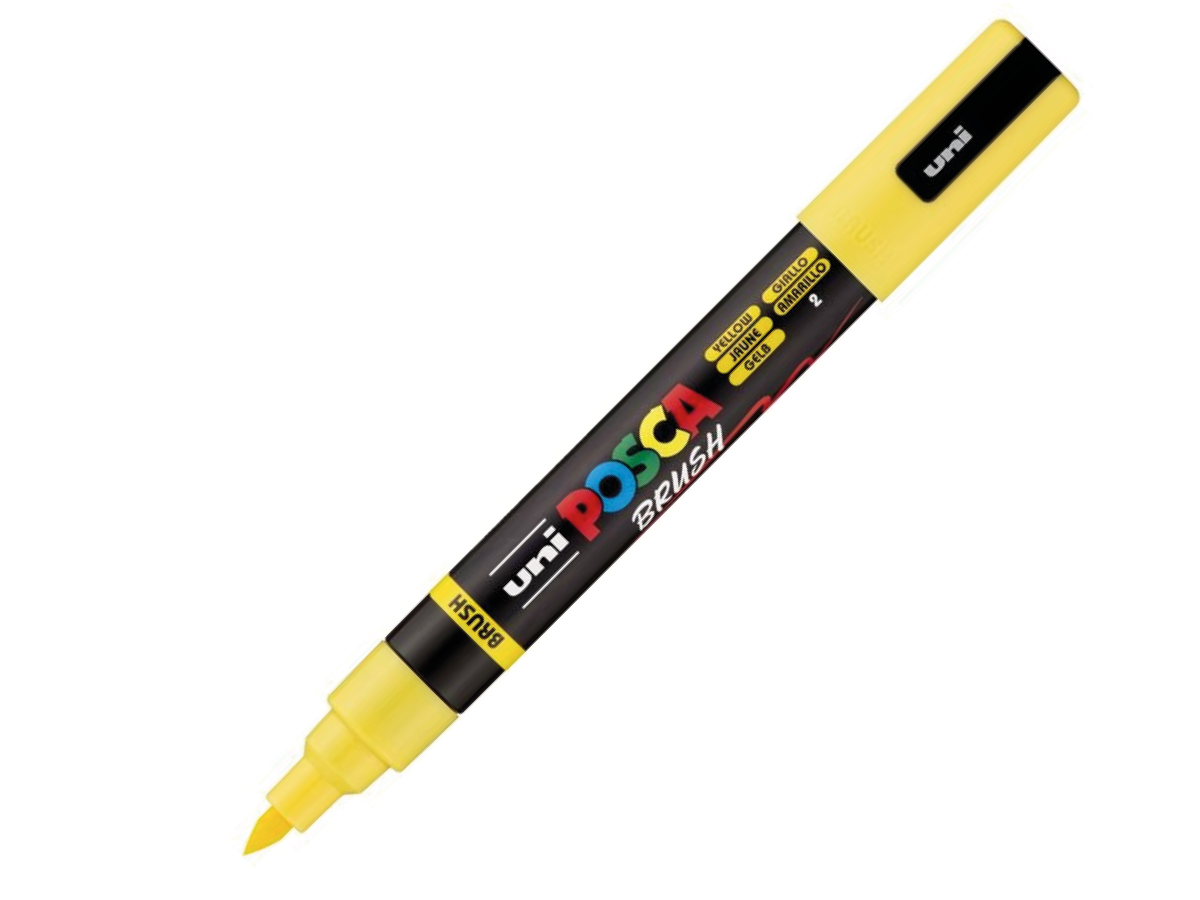 UNI POSCA MARKER PC5BR GELB 1