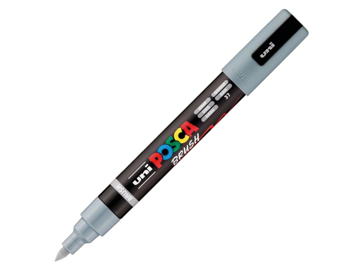 UNI POSCA MARKER PC5BR GRAU 1