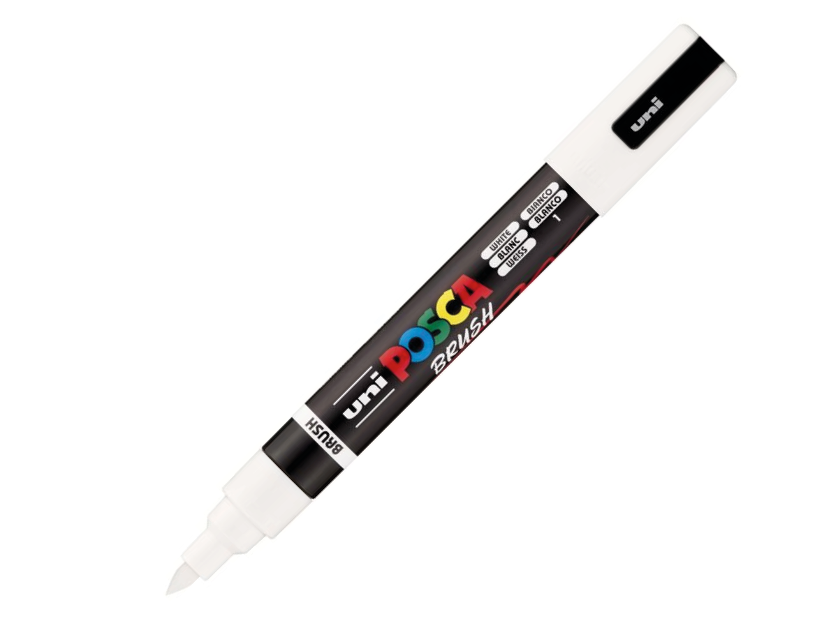 UNI POSCA MARKER PC5BR WEISS 1