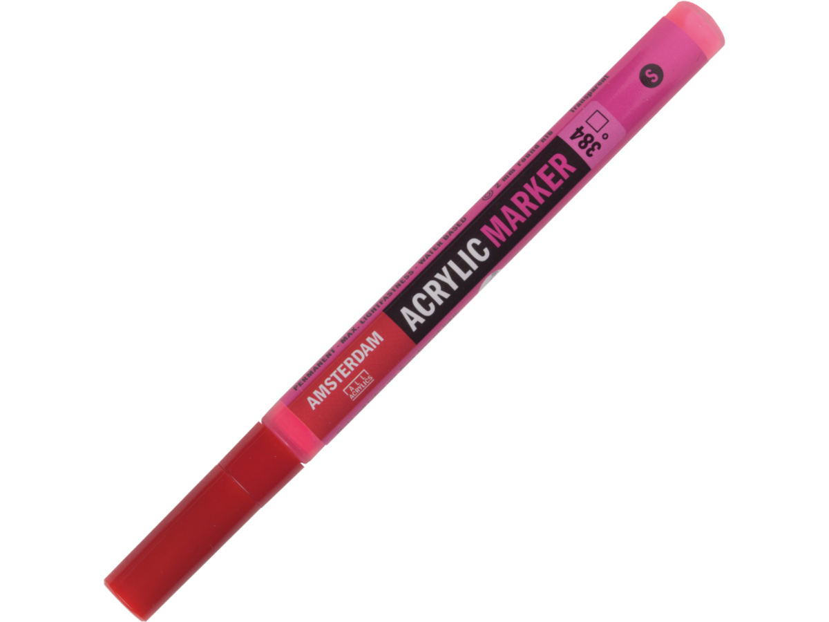 AMSTERDAM ACRYL MARKER 1-2MM RUND REFLEXROSA 1