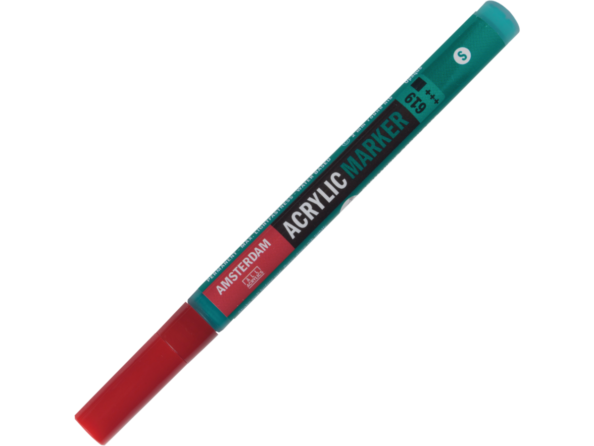 AMSTERDAM ACRYL MARKER 1-2MM RUND PERMANENTGRÜN DUNKEL 1