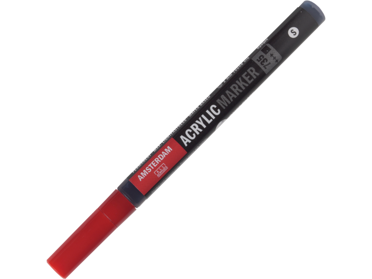 AMSTERDAM ACRYL MARKER 1-2MM RUND OXIDSCHWARZ 1