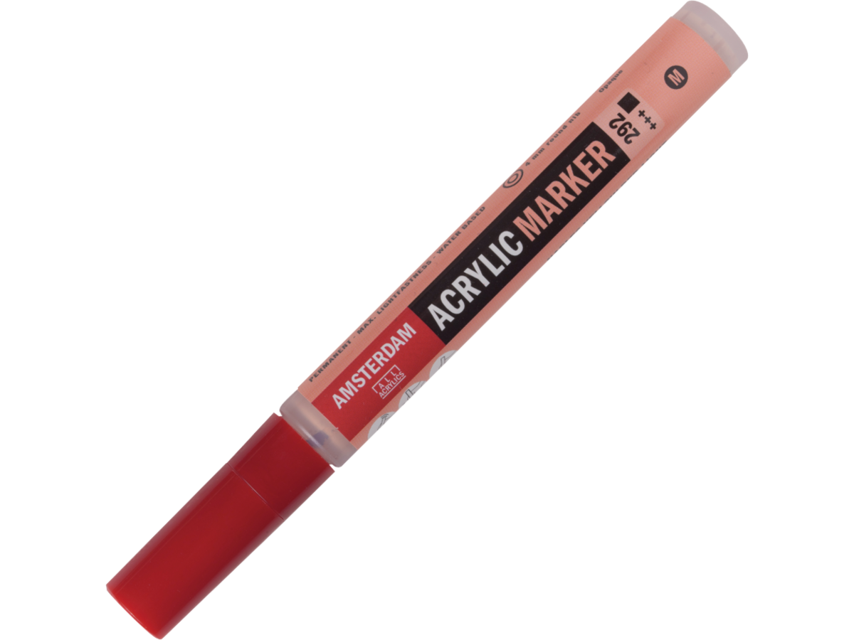 AMSTERDAM ACRYL MARKER 3-4MM RUND NAPELGELB RÖTLICH  1