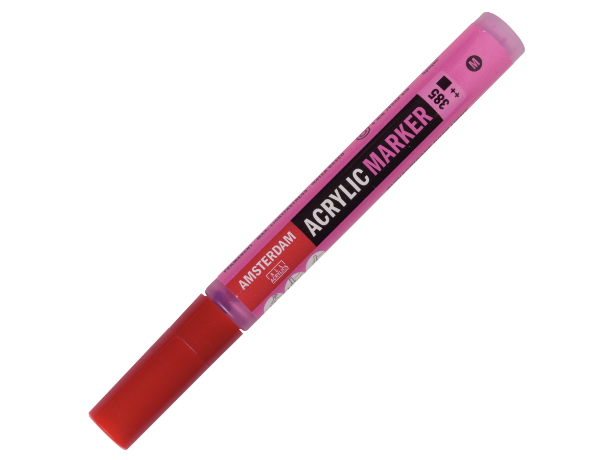 AMSTERDAM ACRYL MARKER 3-4MM RUND CHINACRIDONROSA HELL 1