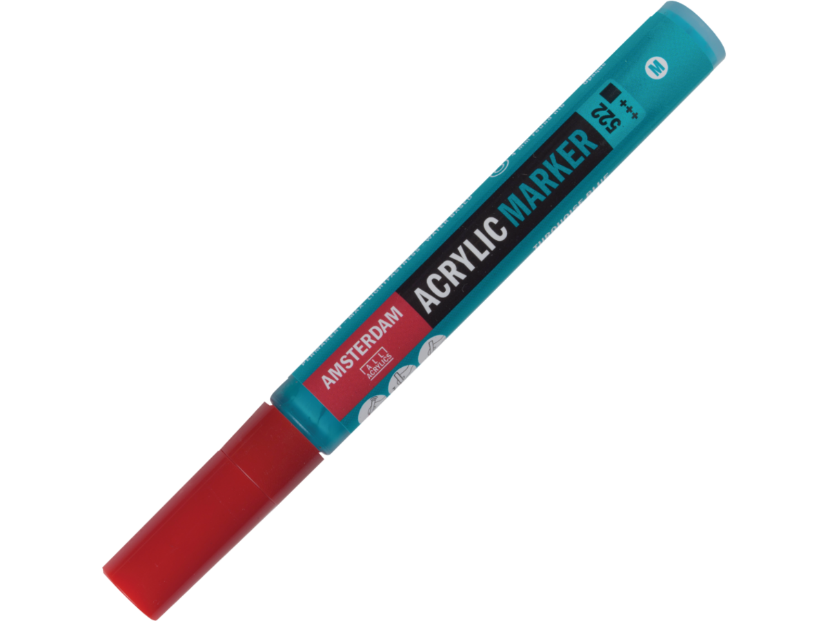 AMSTERDAM ACRYL MARKER 3-4MM RuND TÜRKISBLAU 1