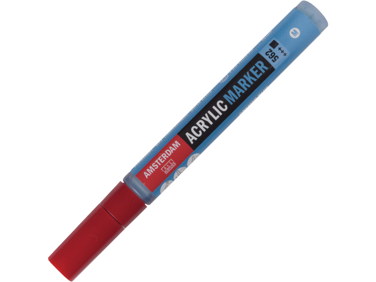 AMSTERDAM ACRYL MARKER 3-4MM RUND GRAUBLAU 1