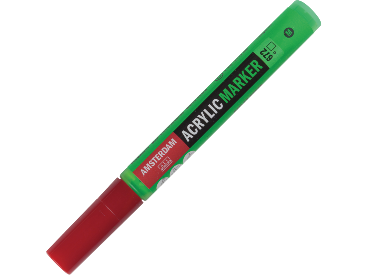 AMSTERDAM ACRYL MARKER 3-4MM RUND REFLEXGRÜN 1