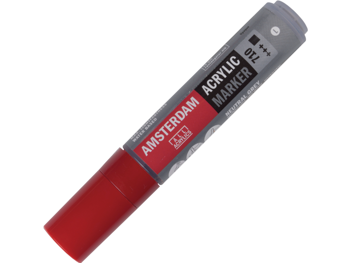 AMSTERDAM ACRYL MARKER 15MM KANTIG NEUTRAL GRAU 1