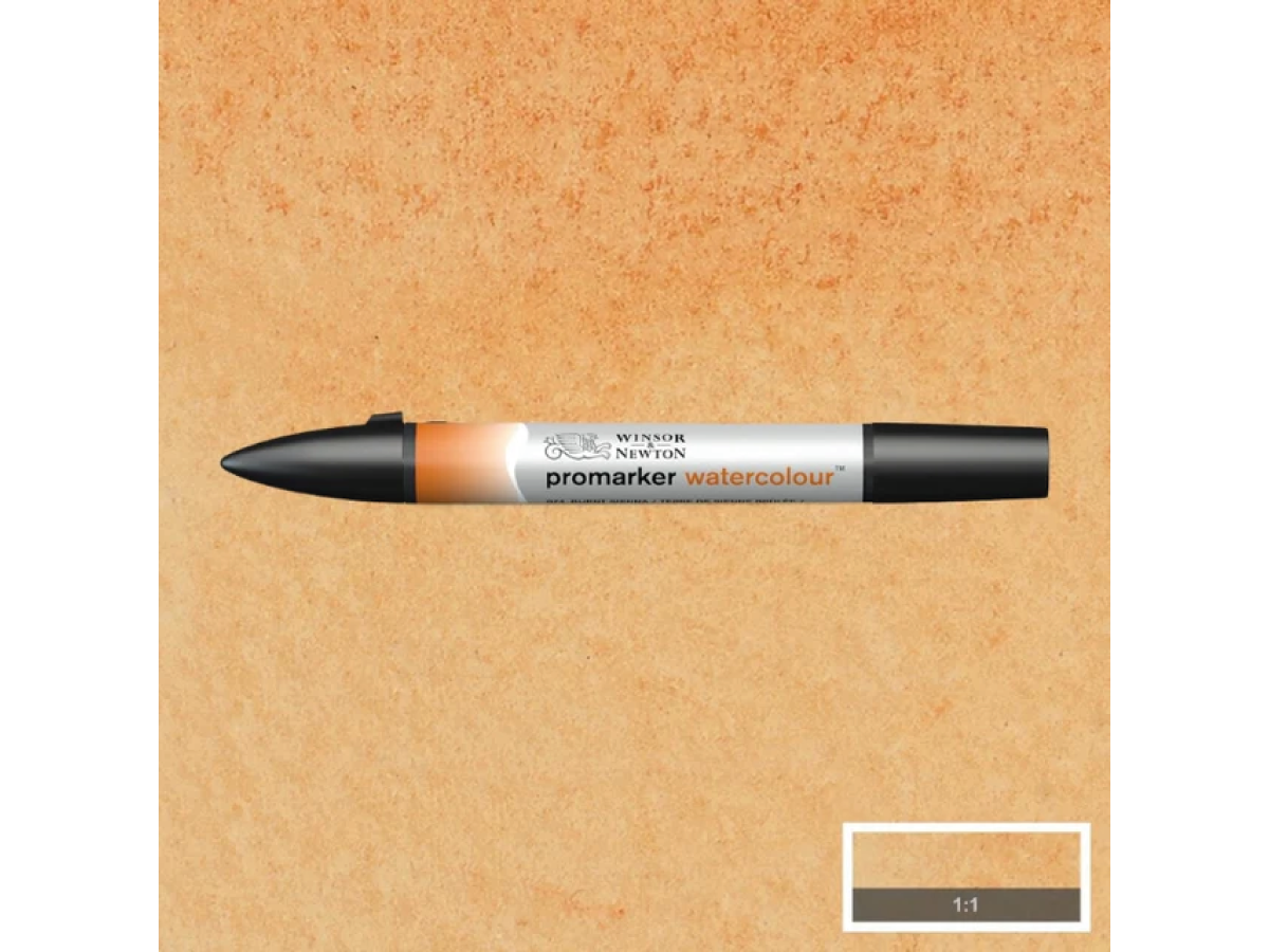 WINSOR & NEWTON PROMARKER WATERCOLOUR 074 BURNT SIENNA 1
