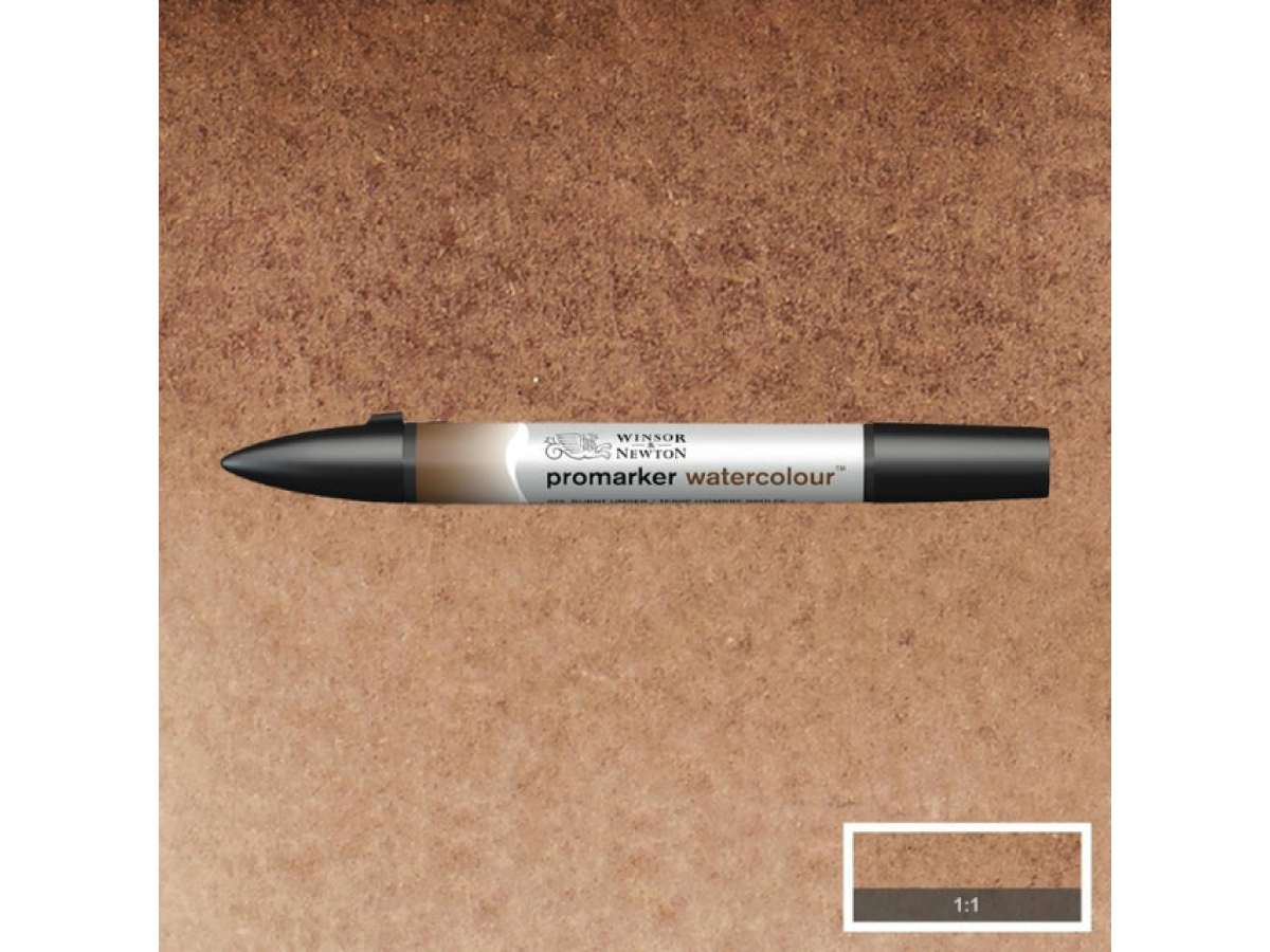 WINSOR & NEWTON PROMARKER WATERCOLOUR 076 BURNT UMBER 1