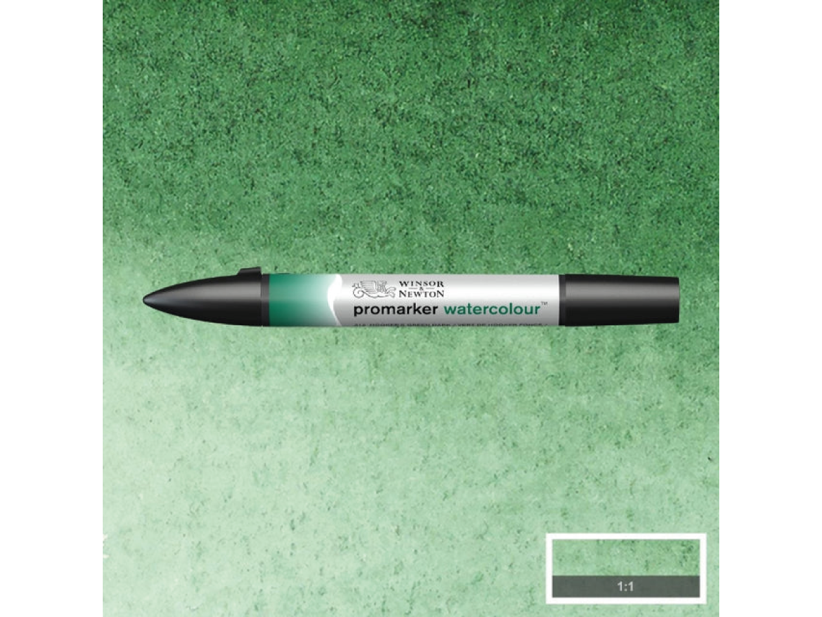 WINSOR & NEWTON PROMARKER WATERCOLOUR 312 HOOKERS GREEN DARK 1