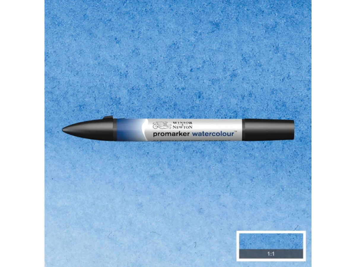 WINSOR & NEWTON PROMARKER WATERCOLOUR 514 PHTHALO BLUE RED SHADE 1