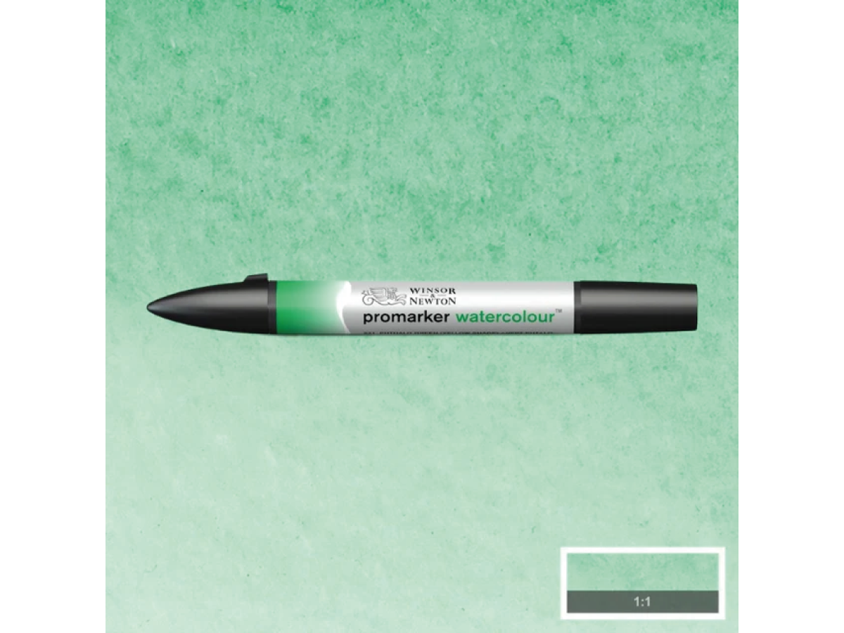 WINSOR & NEWTON PROMARKER WATERCOLOUR 521 PHTHALO GREEN YELLOW SHADE 1