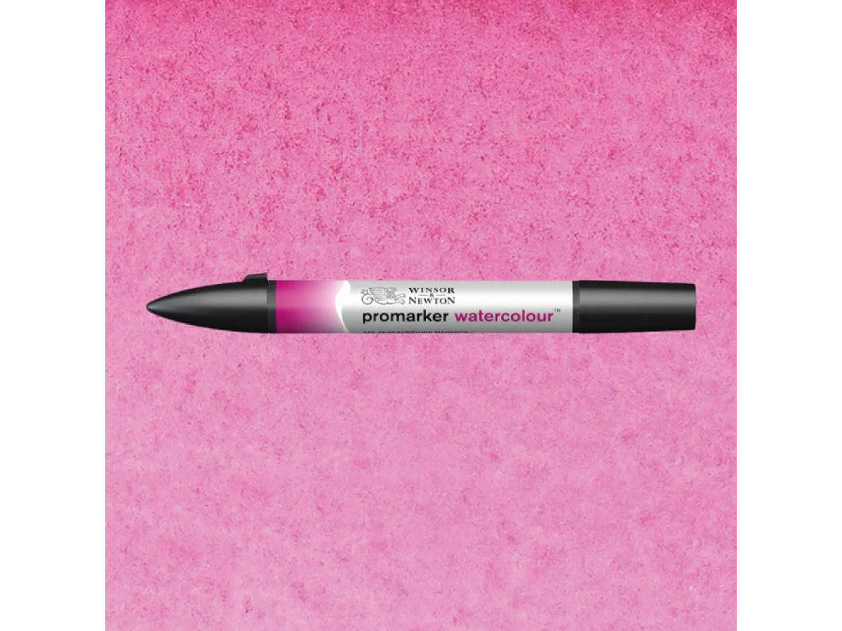 WINSOR & NEWTON PROMARKER WATERCOLOUR 545 QUINACRIDONE MAGENTA 1