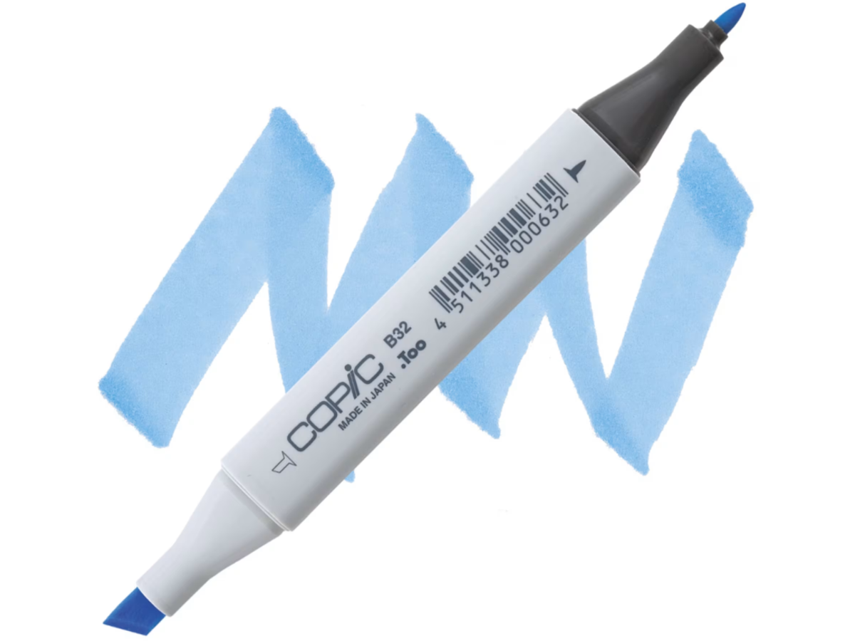 COPIC CLASSIC MARKER B32 PALE BLUE 1