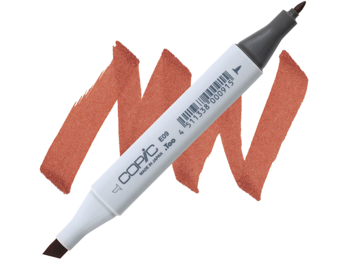 COPIC CLASSIC MARKER E09 BURNT SIENNA 1