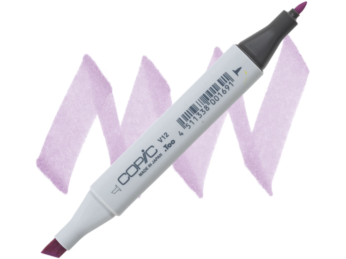 COPIC CLASSIC MARKER V12 PALE LILAC 1