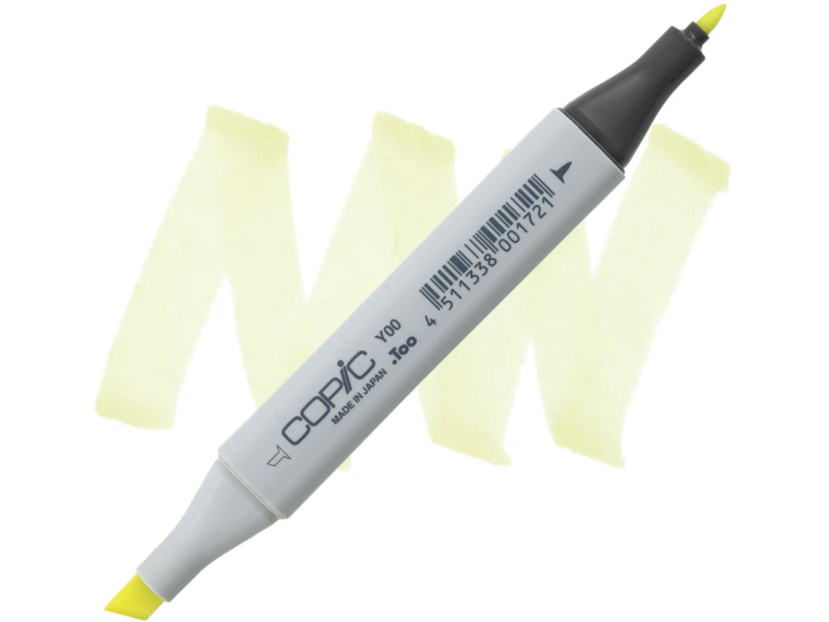 COPIC CLASSIC MARKER Y00 BARIUM YELLOW 1
