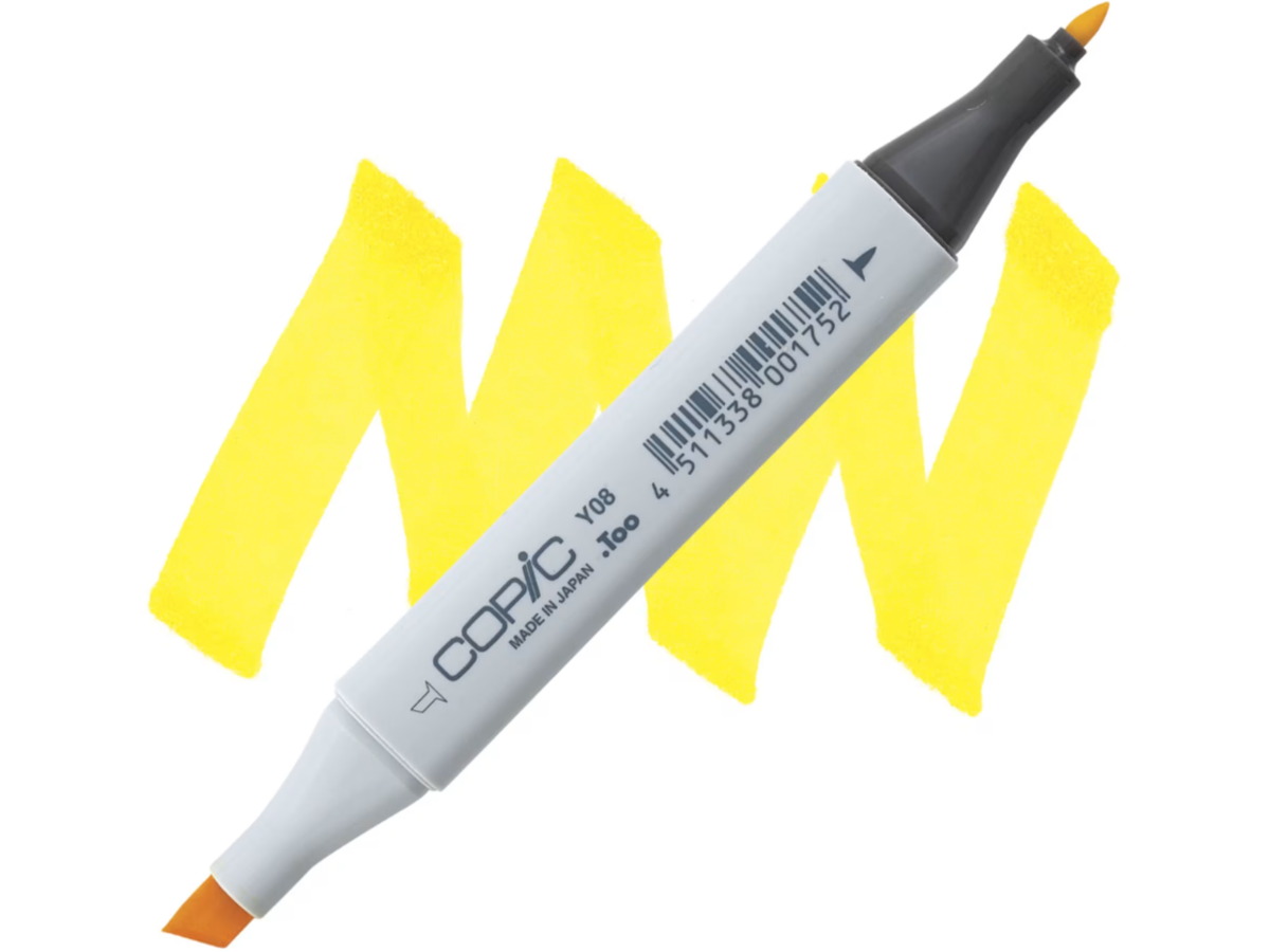 COPIC CLASSIC MARKER Y08 ACCED YELLOW 1