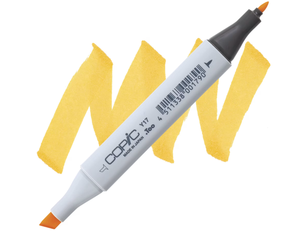 COPIC MARKER Y17 GOLDEN YELLOW 1