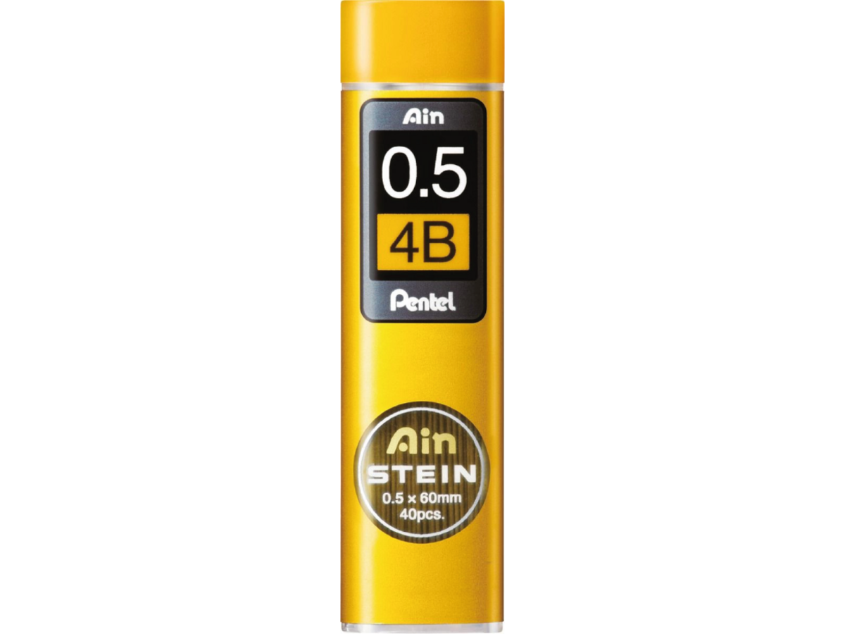 PENTEL  MINEN FÜR 0,5 MM DRUCKBLEISTIFTE  4B  40X 1