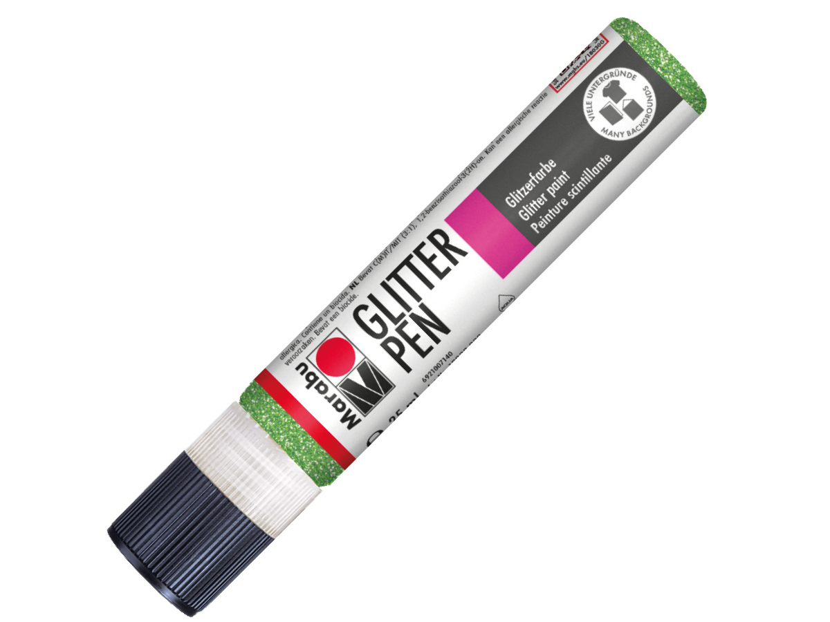 MARABU GLITTER LINER 25ML 561 GLITTER-KIWI 1