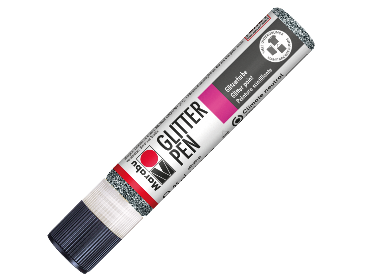 MARABU GLITTER LINER 25ML 579 GLITTER-GRAPHIT 1