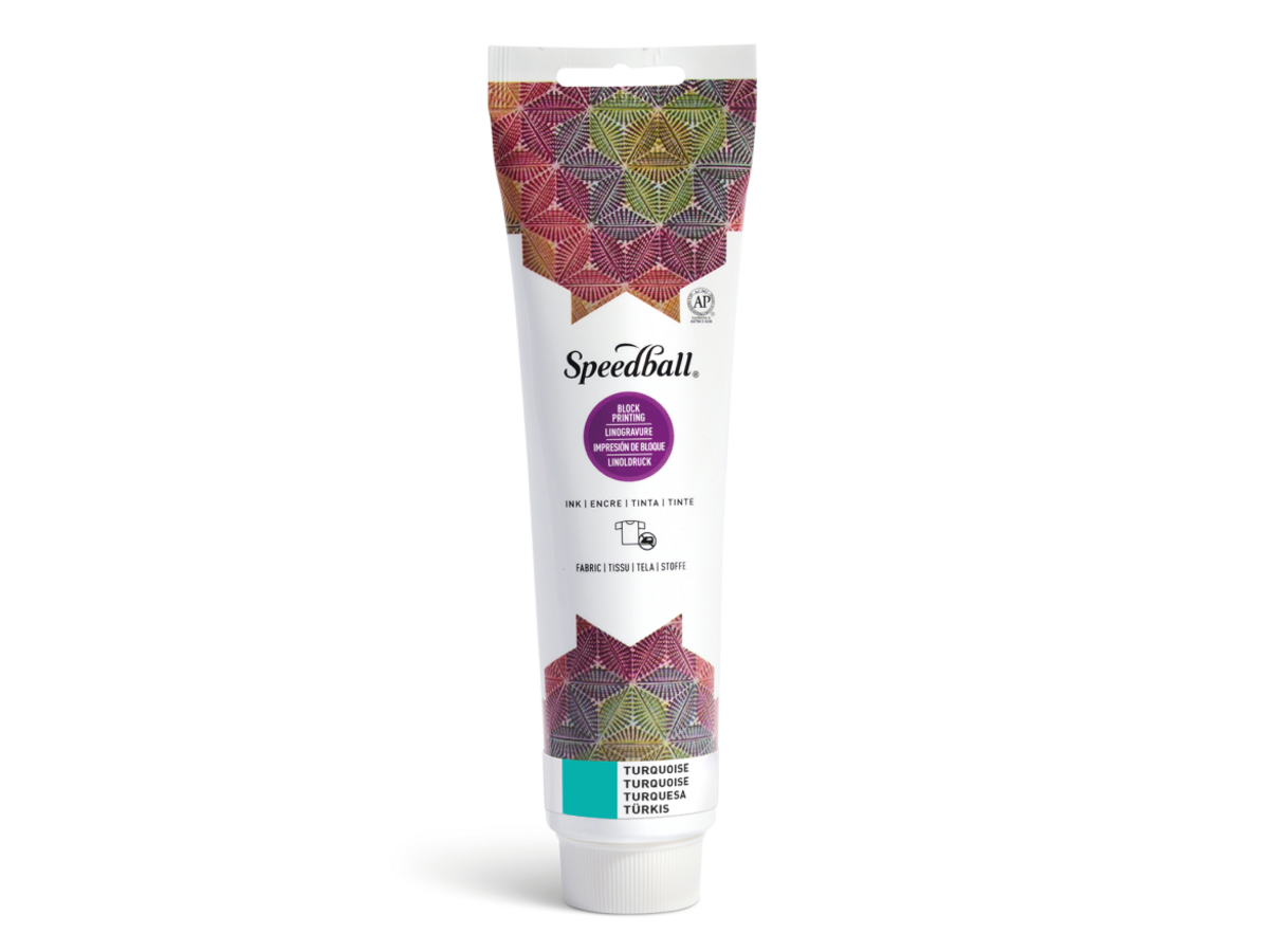 SPEEDBALL FABRIC BLOCKPRINTING INK 148ML TURQUOISE 1