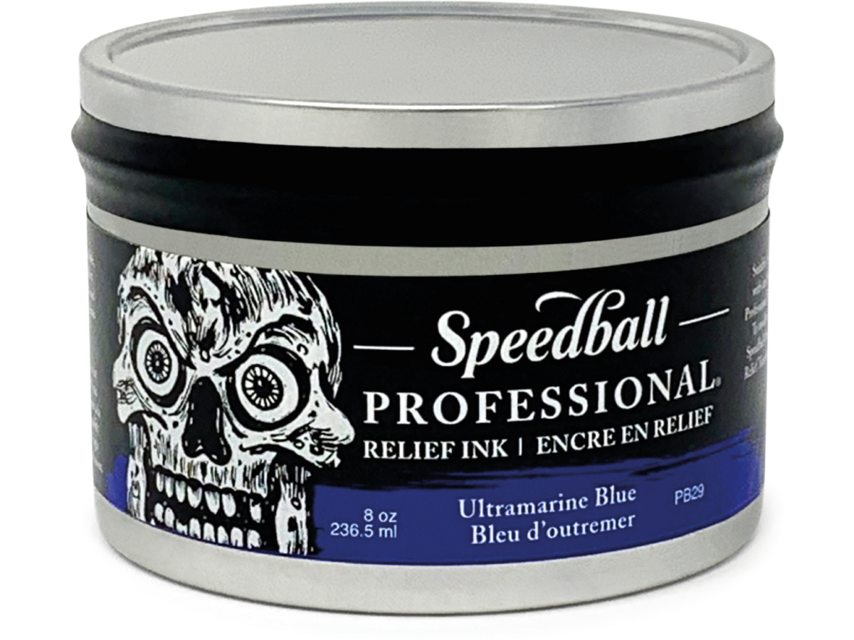 SPEEDBALL PROFESSIONAL RELIEF INK  236ML SERIE 2 ULTRAMARIN BLAU 1