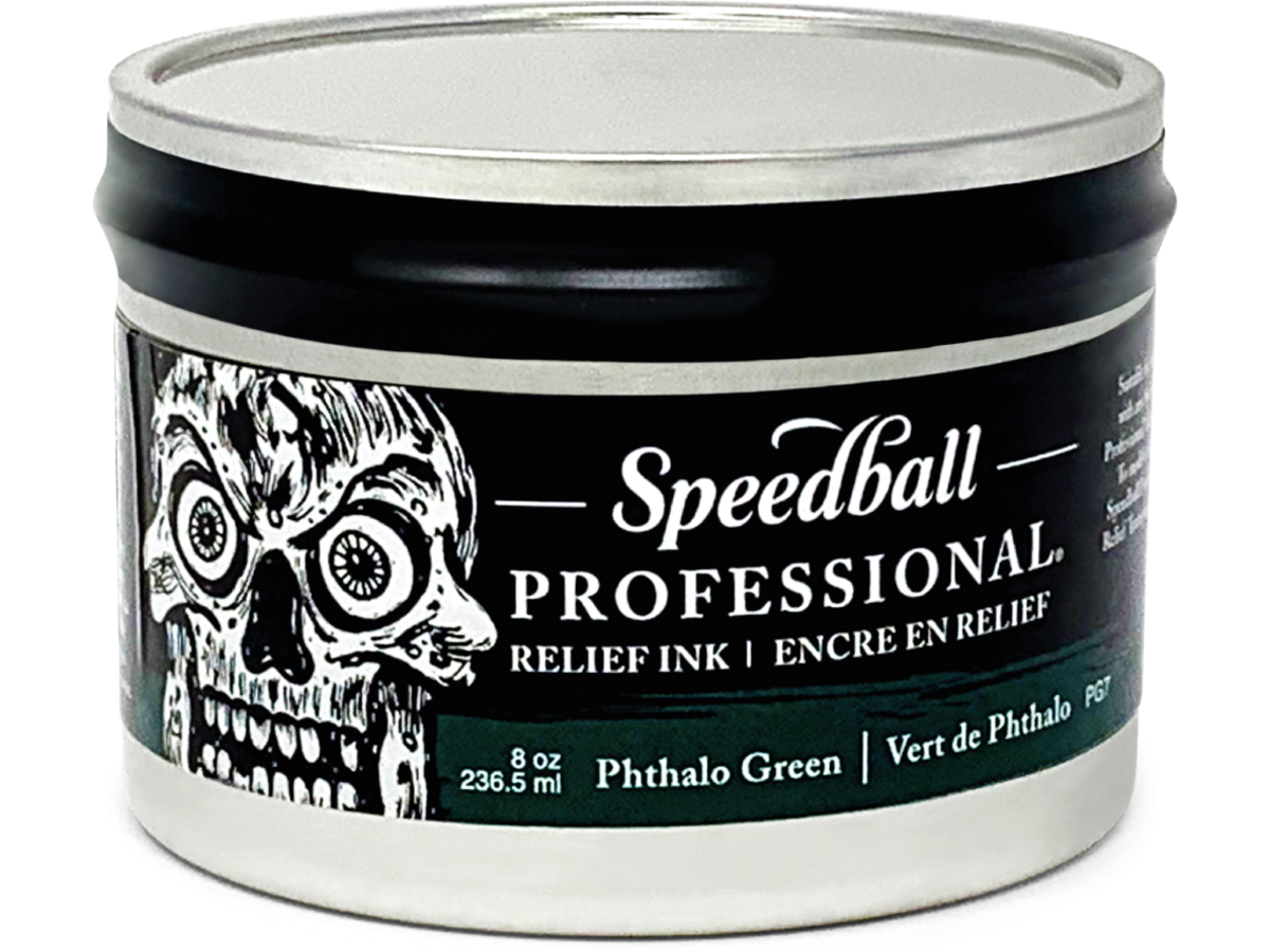 SPEEDBALL PROFESSIONAL RELIEF INK  236ML SERIE 2 PHTHALO GRÜN 1